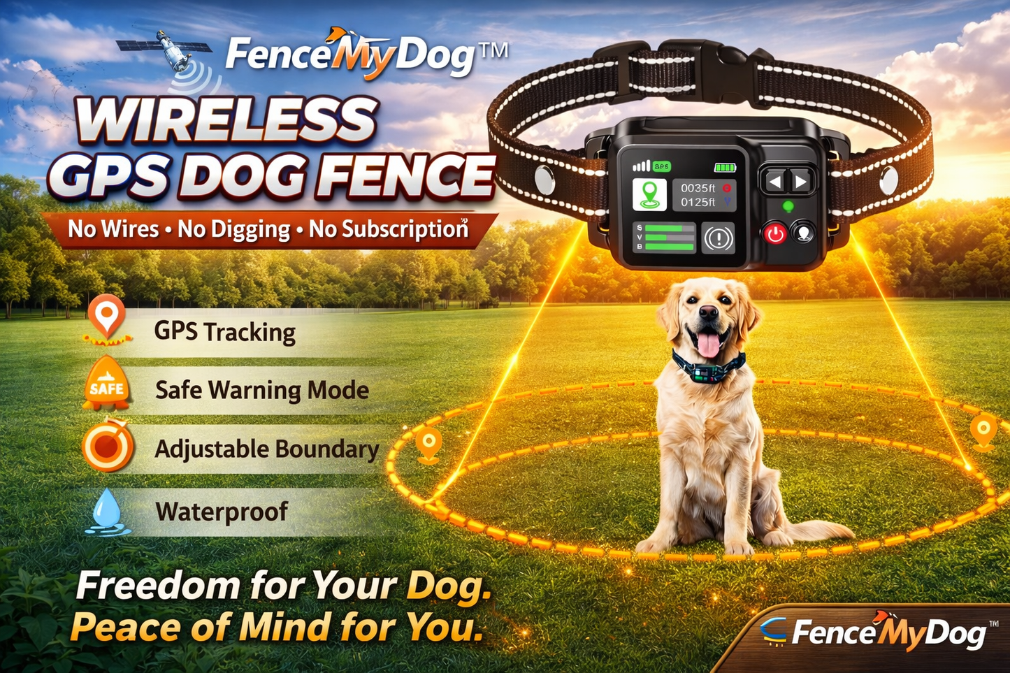 Smart Boundary Pro GPS FencyMyDog™