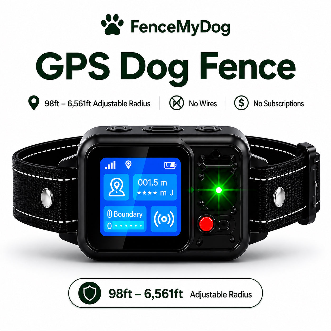 FenceMyDog™ GPS Collar